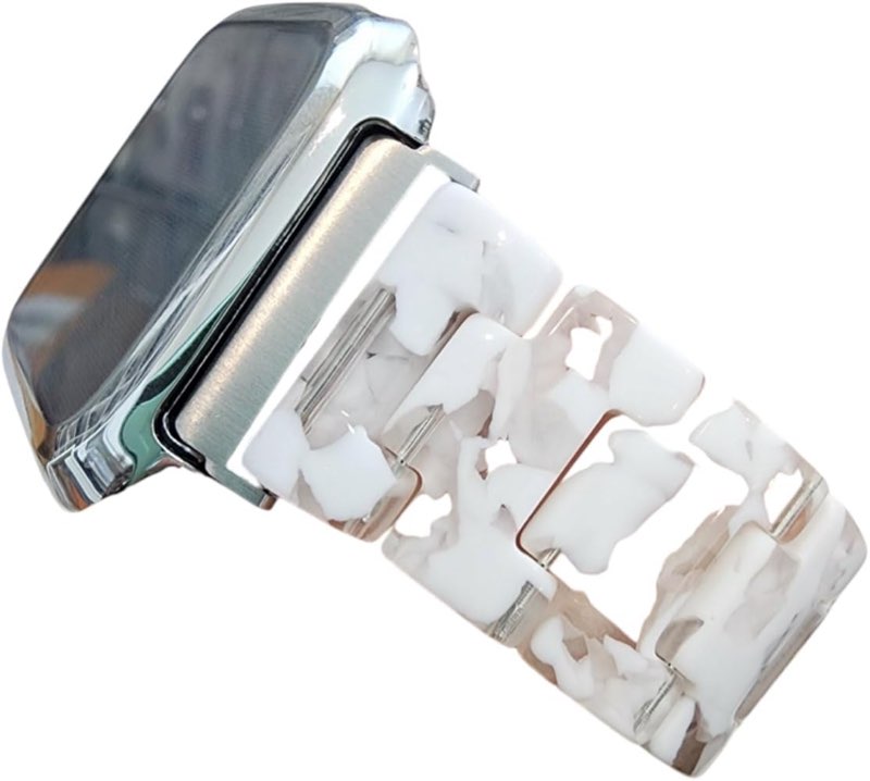 DSAAplus Compatible with Fitbit Versa4/Sense2/Versa3/Sense, Versa/Versa 2/Versa Lite/Versa SE Bands Resin Fashion Smartwatch Replacement Wristband Strap for Women Men H rainbow Versa2/Versa/Lite