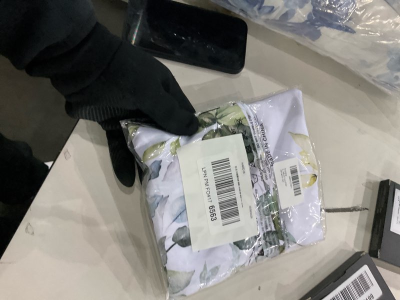 Floral Spring Body Pillow Cover Vintage Wild Flowers Decor Leaves Sage Green Cushion Long Pillowcase