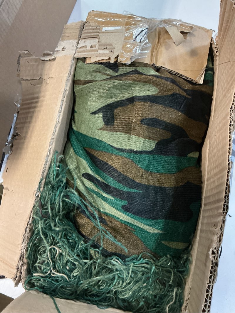 Condition photo showing Good Condition for Slendor Ghillie Suit - 6 in 1 Hunting Ghillie Suit 3D Camouflage, Halloween Costume for Unisex Adults/Youth (S/M/L/XL/XXL) Medium Large Woodland