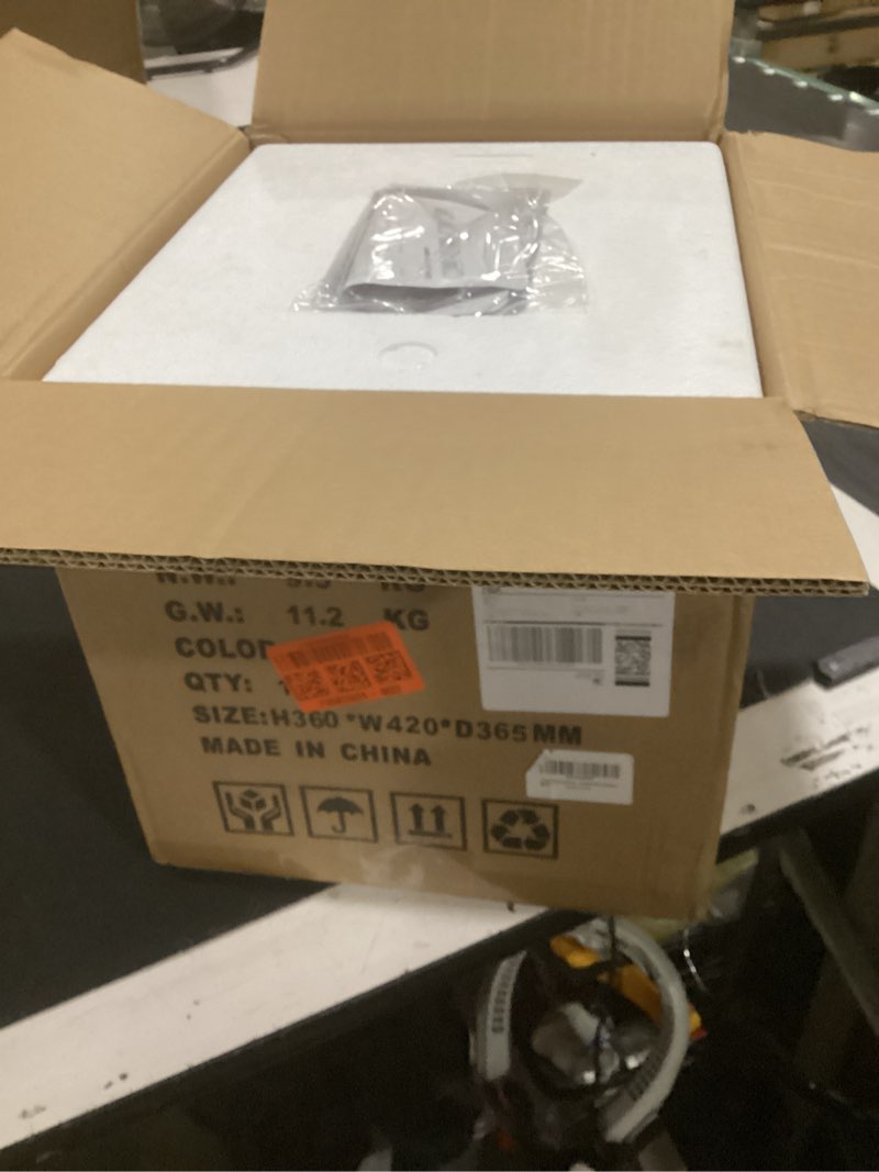 Condition photo showing Good Condition for 1.6 cub fire proof safe for home documents, anti-theft digital security box with electronic keypad lock and spare key, small safes for home use fire and water proof for money jewelry valuables 1.6 cuft