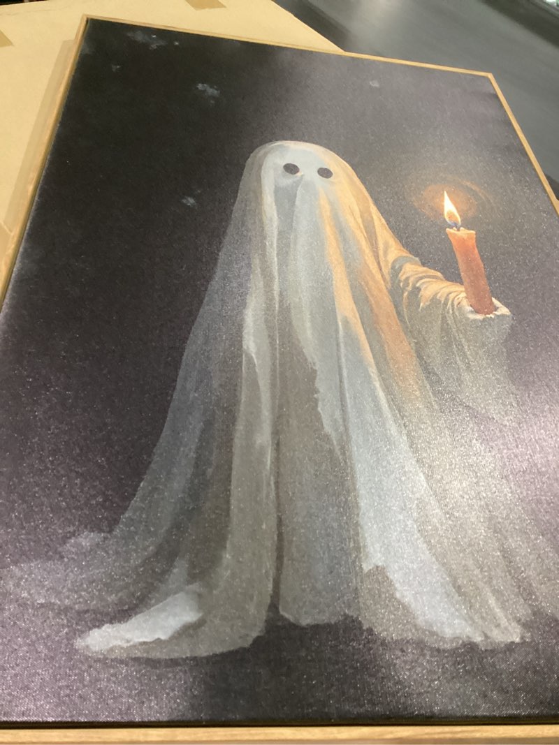 3 pcs halloween decor wood frame