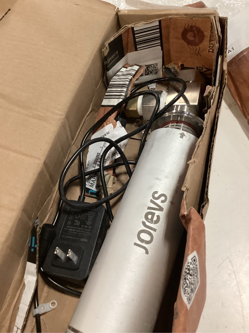Condition photo showing As Is for uv water filter - led uv water purifier for under sink, maintenance-free for reverse osmosis system with instant flow sensor, mercury-free, 1gpm