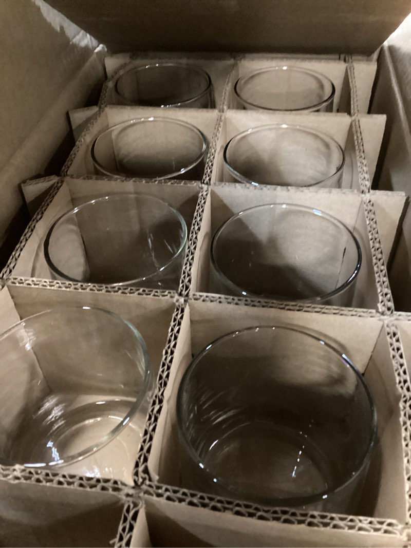 Condition photo showing Good Condition for libbey ascent tumbler and rocks drinking glasses set of 16, glass drinking glasses with curvature, versatile glassware set for parties and more 01 - ascent