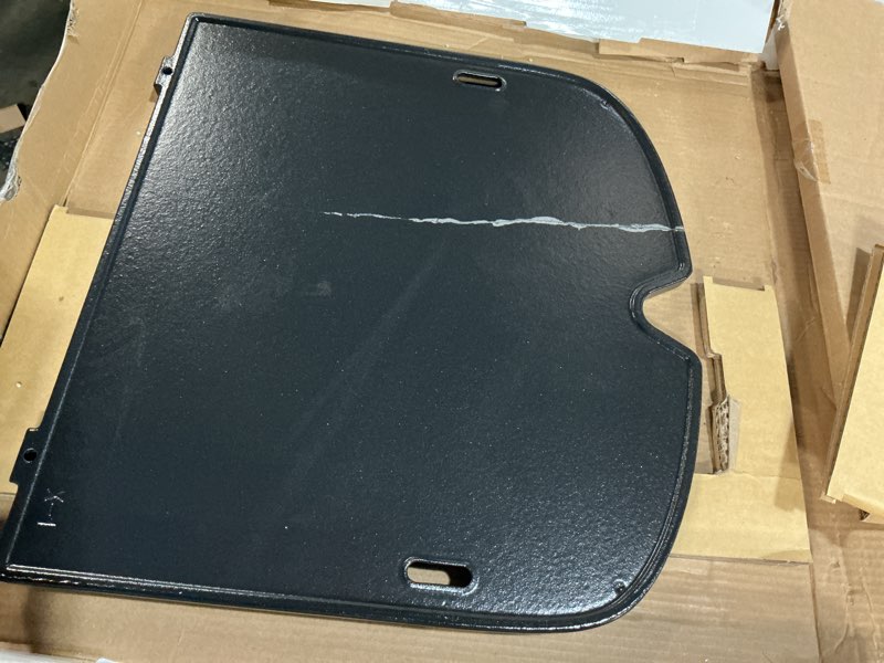 Condition photo showing As Is for weber traveler griddle