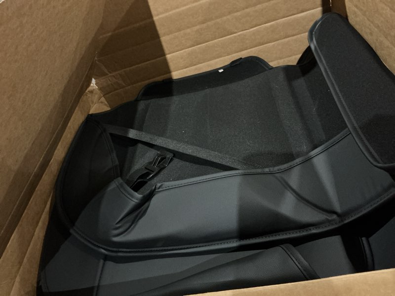 Condition photo showing Good Condition for fit hrv car seat covers for honda hr-v 2016-2024 2025 2026 - upgraded premium waterproof & breathable leather, airbag compatible, all-weather seat cushion protector (full set, black) full set f6 black 2016-2026 hrv