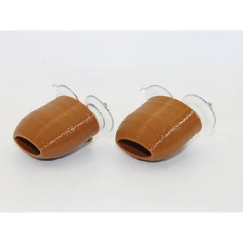 SINGLE BUBBLE LOFT ONLY Chocolate brown juvenile bubble loft for fish 