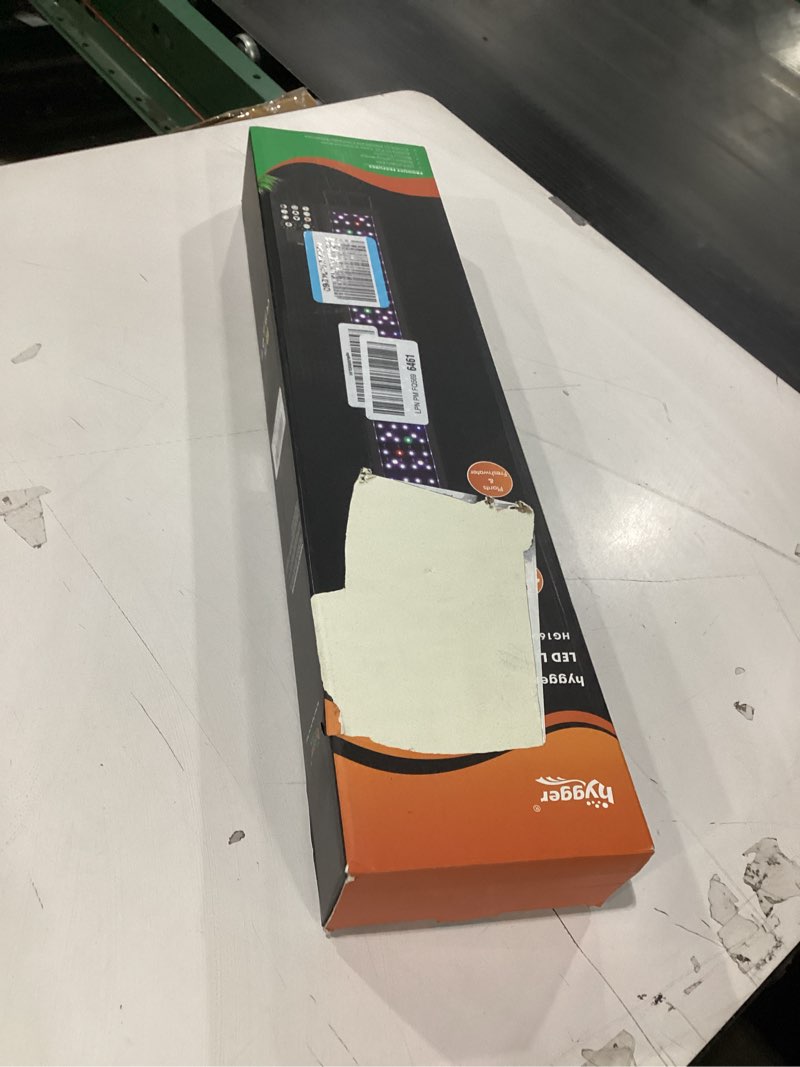 Condition photo showing Good Condition for hygger 28W LED Aquarium Light, 24/7 Mode Fish Tank Light with LCD Timer, IP68 Waterproof Full Spectr