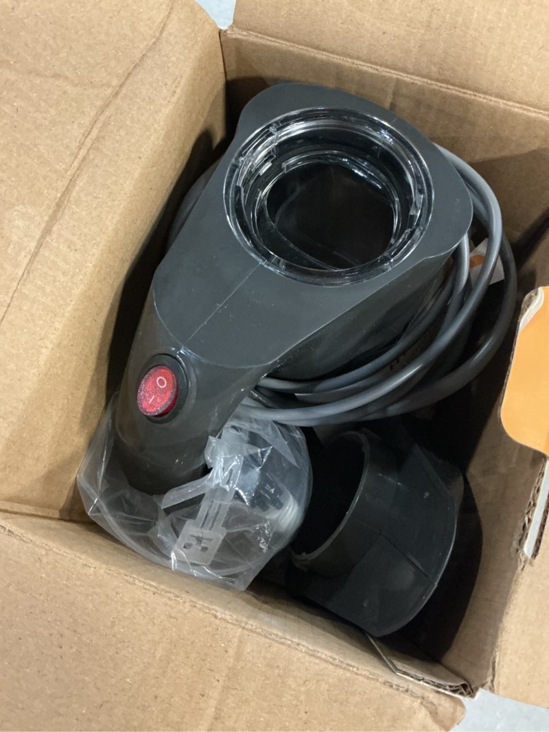 Condition photo showing As Is for hilife steamer for clothes, portable handheld design, 240ml big capacity, 700w, strong penetrating steam, removes wrinkle, for home, office(only for 120v)-black 1-black