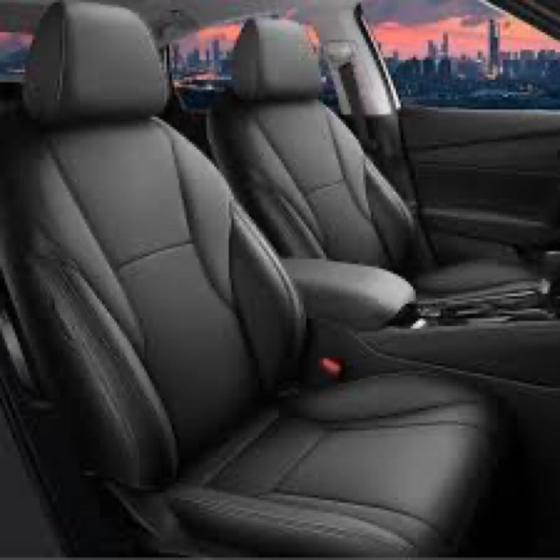 TTX LIGHTING Custom Fit for Honda Accord Seat Covers 2018-2025 Full Set Waterproof Faux Leather Auto