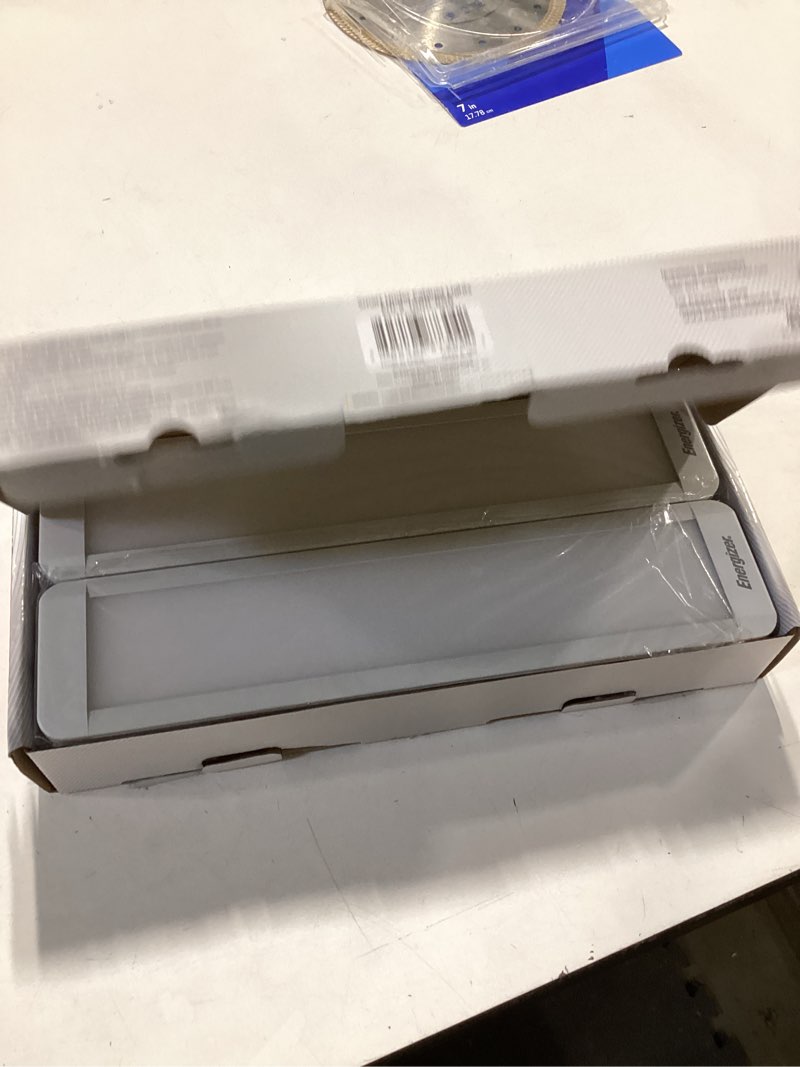 Condition photo showing As Is for Energizer Smart Under Cabinet Light Bar 2 Pack, Ultra-Thin 0.3”x12”x2.7”, RGB + Multi-White, Remote Control, Button, App, Voice Control with Alexa Siri Google, Motion Control, Dimmable, Scheduling