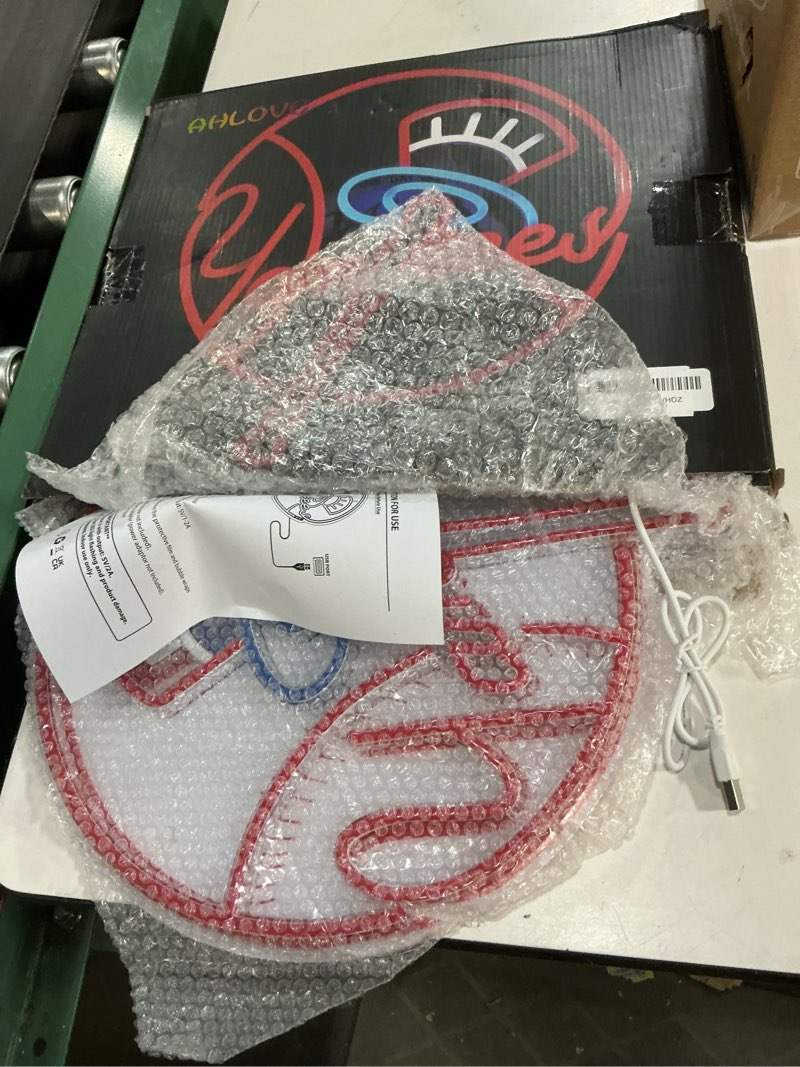 Condition photo showing Good Condition for neon signs for wall decor?baseball team neon lights for bedroom?led signs suitable for man cave?birthday?father's day and christmas gifts for man 13 * 15inch