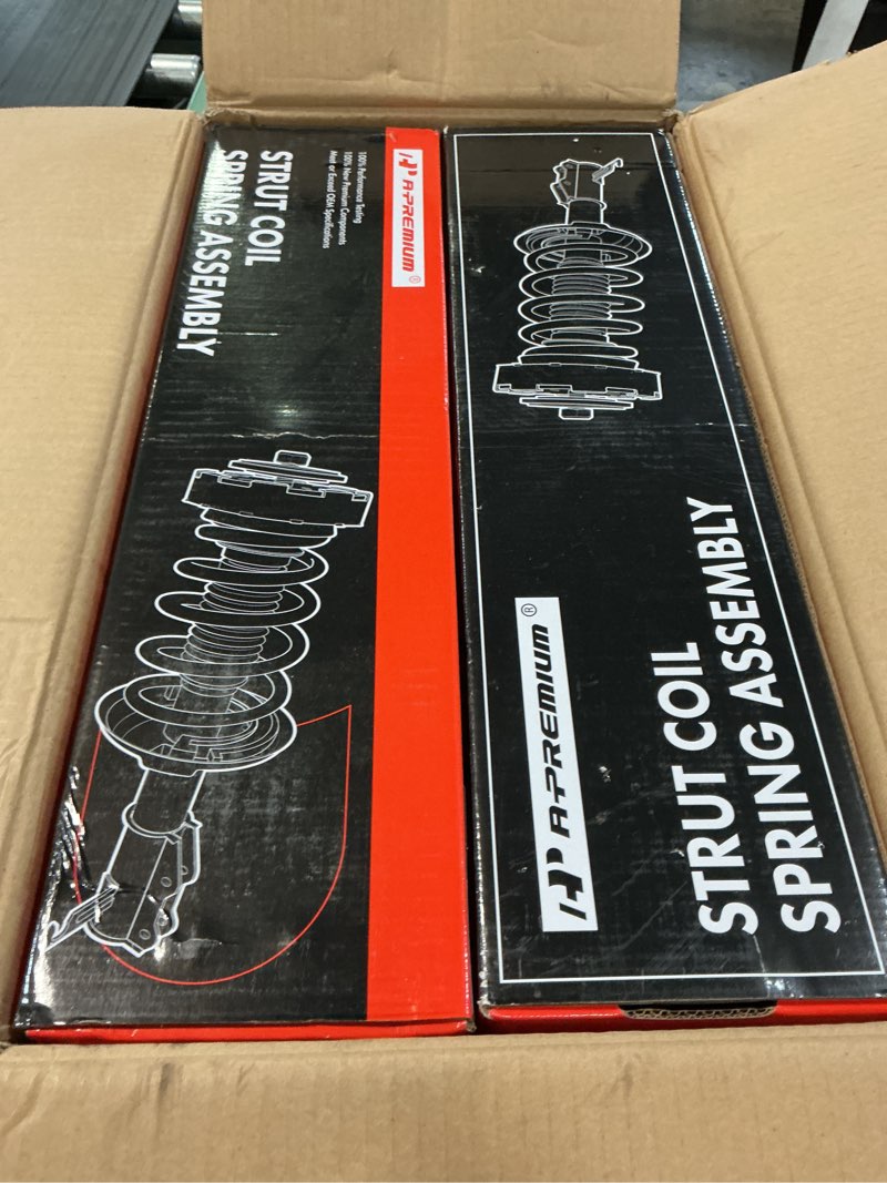 Condition photo showing Good Condition for a-premium front pair (2) complete strut & coil spring assembly compatible with honda cr-v crv 2007-2014 l4 2.4l, driver and passenger side front struts cr-v 2007-2014