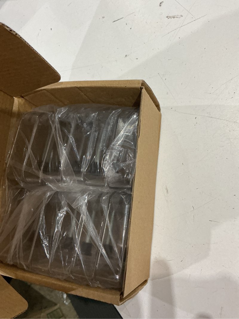 Condition photo showing Good Condition for 12 pieces adjustable tablecloth clips clear, suitable for tables 0.4 to 1.96 inch thick. strong and stable grip to prevent tablecloth slippage. damage-free table cloth holder clips, easy to install.