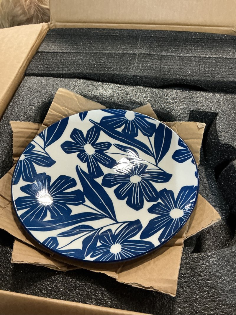 Condition photo showing Good Condition for artena embossed tableware sets artena reaction glaze vancasso selene dinner sets white porcelain bowls for 12 pcs