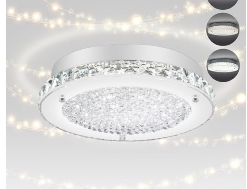 lights  amazon prime logo enjoy fast, free delivery, exclusive deals, and award-winning movies & tv shows. join prime $85.99 free delivery sunday, november 2 or prime members get free delivery thursday, october 30. order within 14 hrs 44 mins. join prime delivering to florence 41042 - update location in stock quantity: quantity:1   add to cart   buy now ships from amazon sold by dhk wot returns free 30-day refund/replacement support product support included see more  add a protection plan: 3-year protection plan for $11.99 4-year protection plan for $15.99 complete protect: one plan covers all eligible past and future purchases for $16.99/month add a gift receipt for easy returns add to list                     3+  dhk wot crystal ceiling light fixture 3000/4000/5000k flush mount crystal chandelier modern dimmable led kitchen light fixture for bedroom bathroom hallway porch laundry room cloakroom office 11" touch the image to zoom in crystal ceiling light fixture 3000/4000/5000k flush mount crystal chandelier modern dimmable led kitchen light fixture for bedroom bathroom hallway porch laundry room cloakroom office 11"