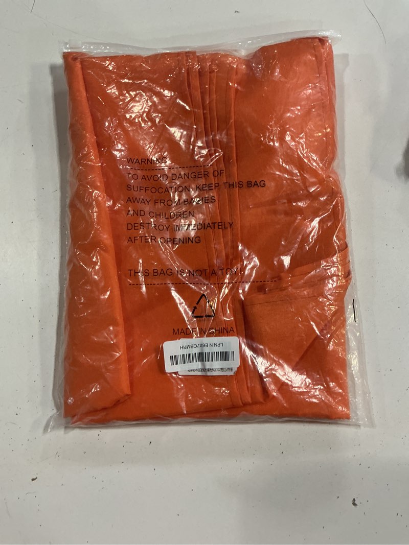 Condition photo showing Good Condition for fokitut 2 pack waterproof rectangle tablecloth, 60x102 inch, stain resistant and wrinkle polyester table cloth, fabric table cover for kitchen dining, wedding, party, holiday dinner-orange orange 60x102''-2pack