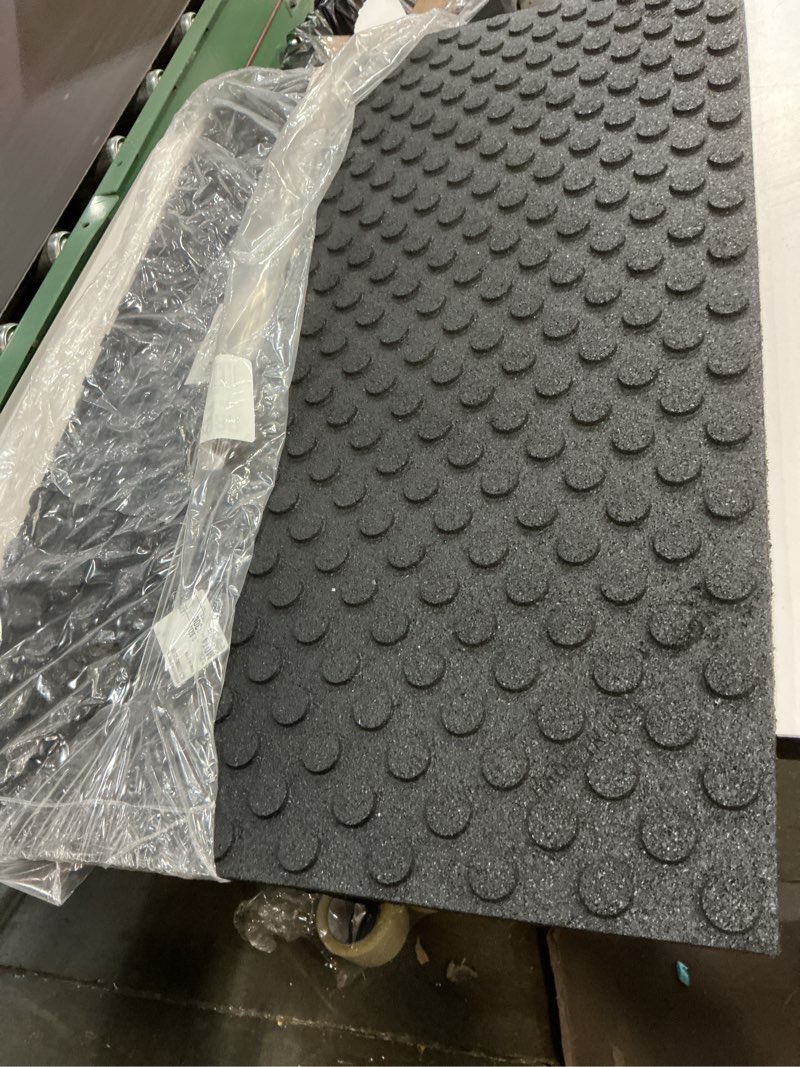 Condition photo showing Good Condition for Mohawk Home Heavy Duty Rubber Stall Mat - Gym Floor- Under Dog Crate - All Purpose Utility 3' x 4' - 1/2" Thick 3' X 4' 1