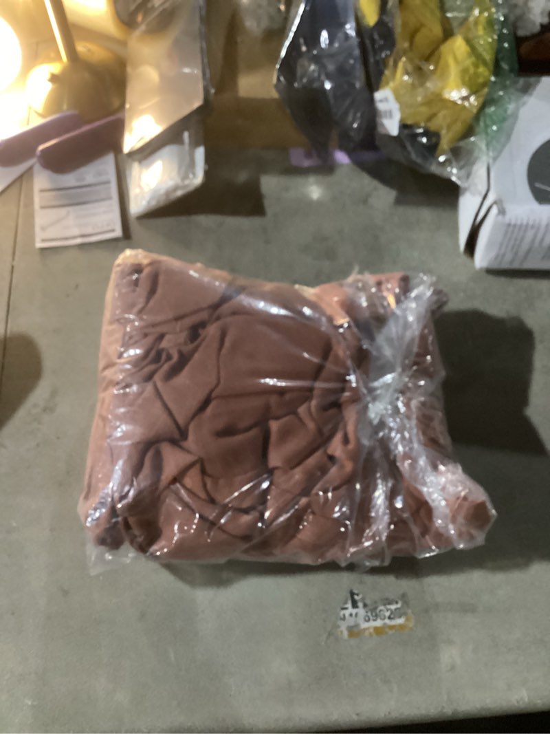 Condition photo showing Good Condition for BGment Boho Terracotta Linen Curtains for Living Room 84 Inches Long, Burnt Orange Light Filtering Drapes Semi Sheer with Rod Pocket for Fall Bedroom Rust Color, Each 52 Inch Wide 52"W x 84"L (Pack of 2) Terracotta