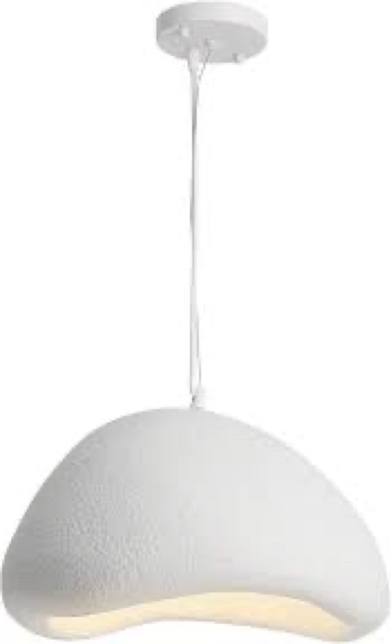 WILON 15.7'' Wabi Sabi Pendant Light, Bird Nest Shape Lighting Fixture with E26 Base, Kitchen Pendan