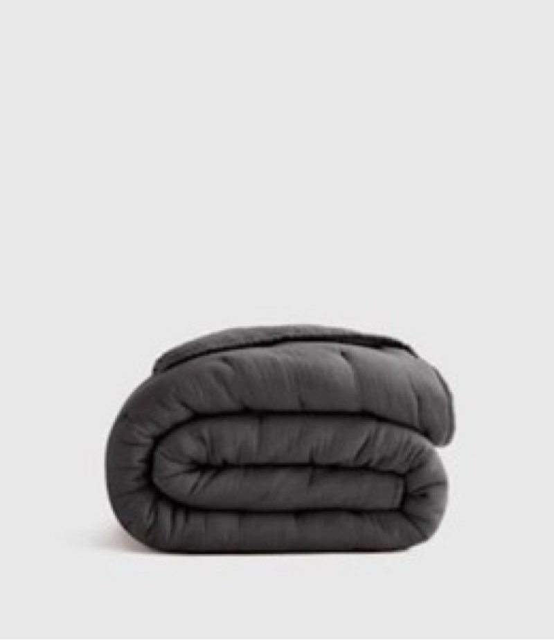 Airy Gauze Dream Quilt, Queen, Charcoal