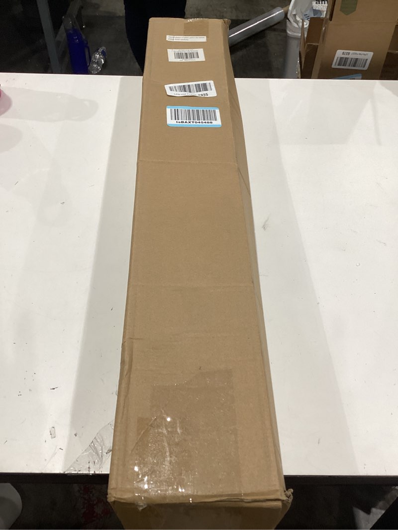 Condition photo showing New/Like New for lazblinds no tools no drill cordless bamboo roman shades, privacy window treatment, roll up bamboo blinds for windows 32'' w x 64'' h, natural privacy-natural 32" w x 64" h