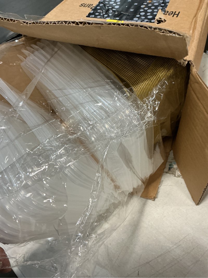 Condition photo showing Good Condition for 40 pack 3 lb aluminum foil pans with lids heavy duty, 48 ounce 8.7"×6.6"×2.4" aluminum food containers with lids, disposable tin foil pans for baking, meal prep, freezer, heating and takeout 8.7"×6.6"×2.4"(40pack - w/ lids)