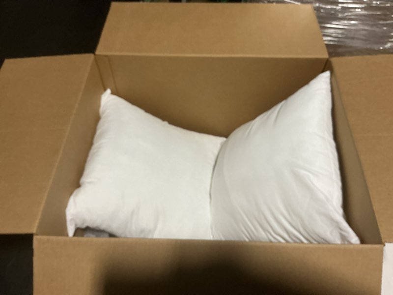 Condition photo showing Good Condition for encasa xo velvet throw pillow covers 24x24 in (60x60 cm) - white - no inserts, pack of 2 cases | solid plain dyed soft & smooth, square decorative cushion covers for living & bedroom