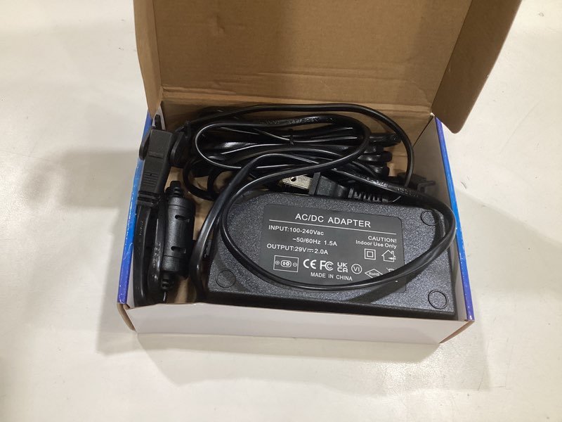 Condition photo showing Good Condition for 24v-29v 2-pin power adapter for inline power supplies asw0381-24015002b 9500002 s500002 limoss model:asw0381-24020002a zb-a240015-e mc120-24v couch acepower lift chair ac/dc adapter charger psu