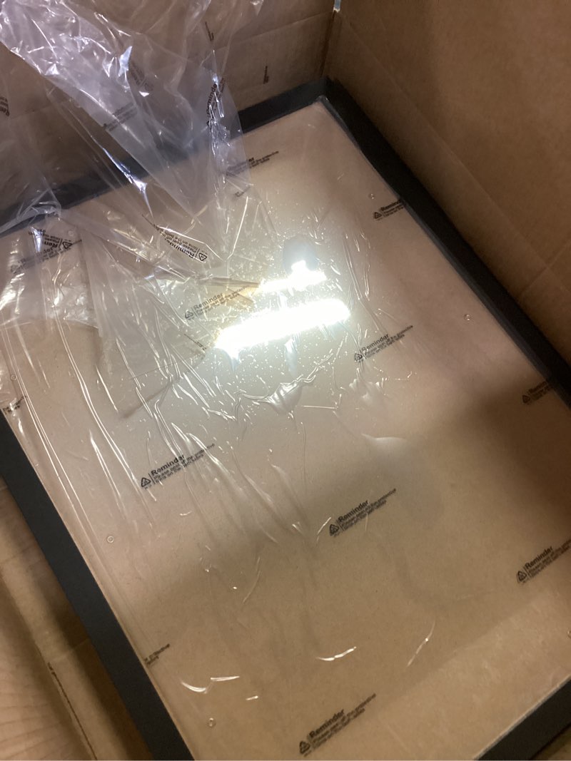 Condition photo showing Good Condition for fxojyvo engineered wood 15x20 picture frame set of 3, black frame for 15 x 20 inch picture poster photo, light weight 15 by 20 frame with wood-grain for wall - 3 pack/black/15 x20 black 15x20 3 packs