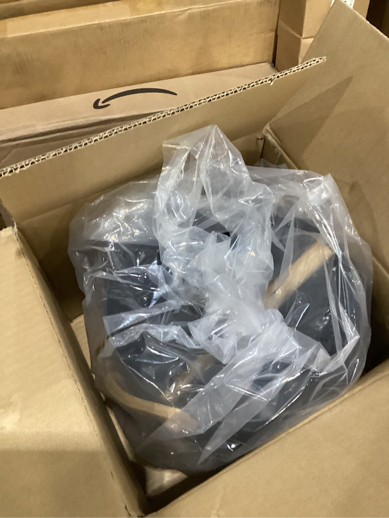 Condition photo showing Good Condition for Sauna Bucket and Ladle Set, 1.85 Gallons (7L) Large Aluminum Sauna Bucket with Long Wooden Handle Spoon, SPA Shower Accessories, Saunas Accessories Set for Home Saunas (Color:Black)