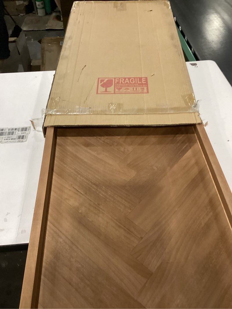 Condition photo showing As Is for Wooden tray