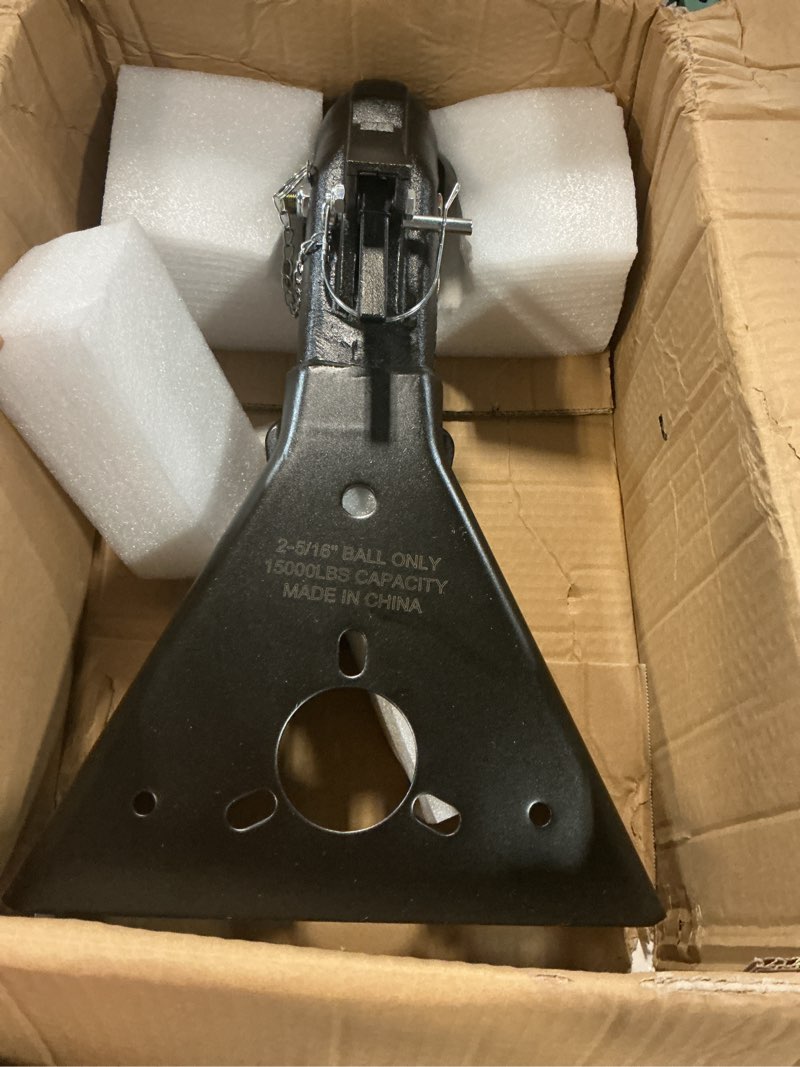 Condition photo showing New/Like New for 15000 lbs a-frame trailer coupler,fits 2-5/16" ball,class iv bolt-on mount | heavy-duty steel for rvs, car haulers & utility trailers.weather-resistant black powder coating.secure latch prevents swaying visit the bavekhak store