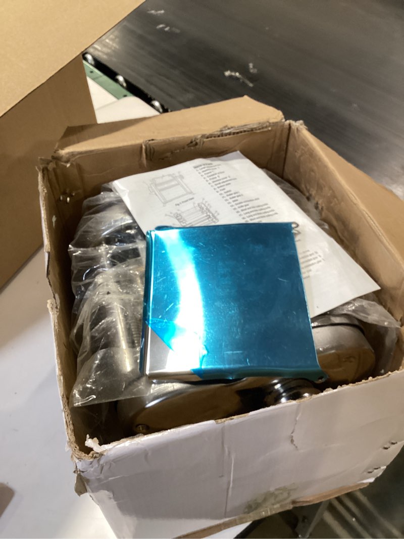 Condition photo showing As Is for Dyna-Living Electric Pasta Maker Noodle Maker Machine Dough Spaghetti Roller Pressing Machine Thickness Adjustable Stainless Steel 135W for for Home Family Use (1.5mm round noodle+4mm flat noodle)