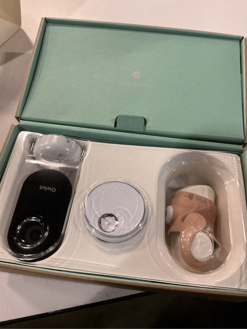 Condition photo showing Good Condition for Owlet Dream Duo (Gen 3) Smart Baby Monitor All-in-One Bundle - 2K HD Video Baby Monitor with Alerts & Owlet Dream Sock Tracks Baby’s Oxygen, Heart Rate & Sleep | Health Insights via App Gen 3 Rose