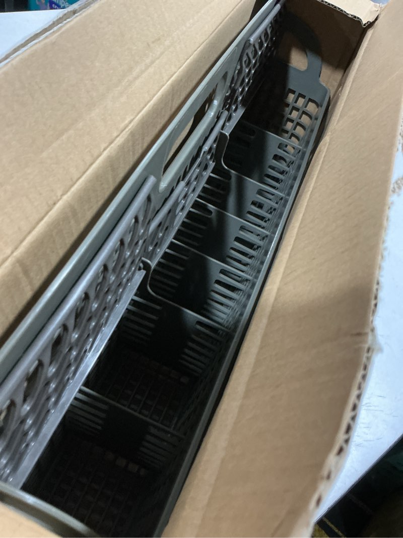 Condition photo showing As Is for AMI PARTS 8531233 WP8562043 Universal Dishwasher Silverware Basket Replacement Fit for Whirlpool Kitchenaid Dishwasher Utensil Rack Basket, Replaces 8531233,8562043, WP8531233VP