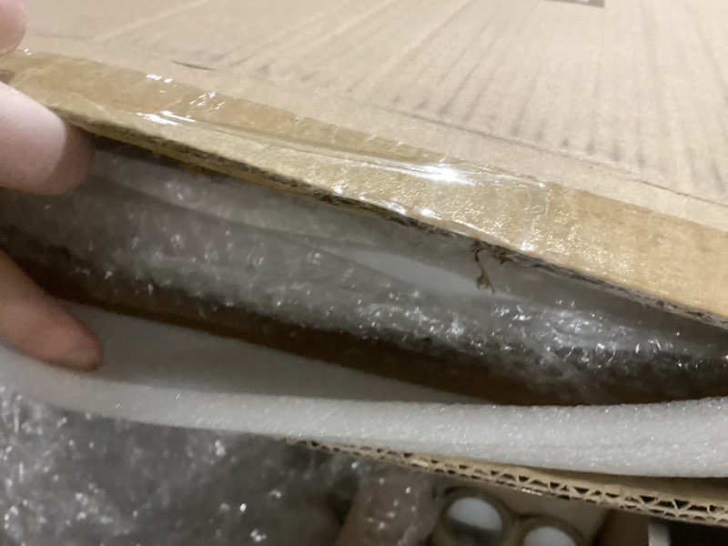 Condition photo showing Good Condition for Foldable Wooden Dog Gate - 3-Panel Freestanding Pet Fence, 23.6 Inches, White - Suitable for Doorways & Stairs, Also Works as Baby Gate.