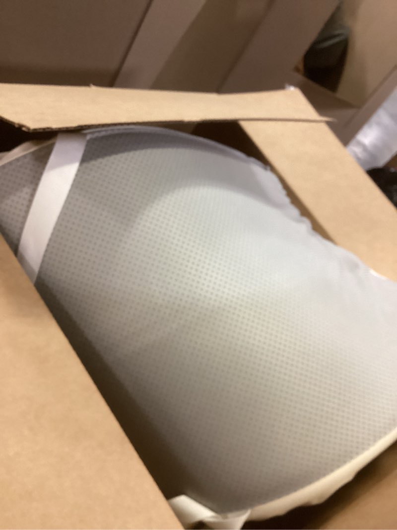 Condition photo showing Good Condition for YACODAVO Wipeable Baby Changing Pad for Dresser and Table, Cozy Diaper Changing Pad with Waterproof & Wipe-Clean Leather Cover, Off-White