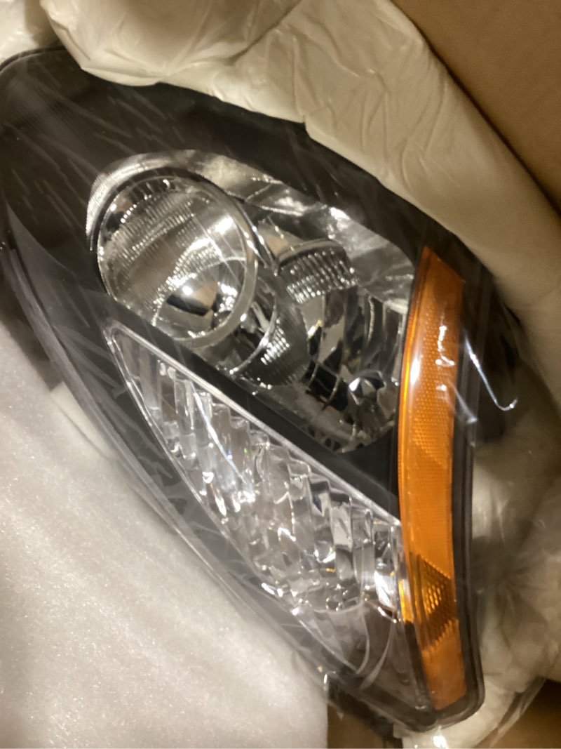 Condition photo showing Good Condition for Headlights Assembly for 2008-2013 Nissan Rogue Halogen Headlamp Replacement, NOT HID Headlight, Black Housing Amber Corner Halogen-Black