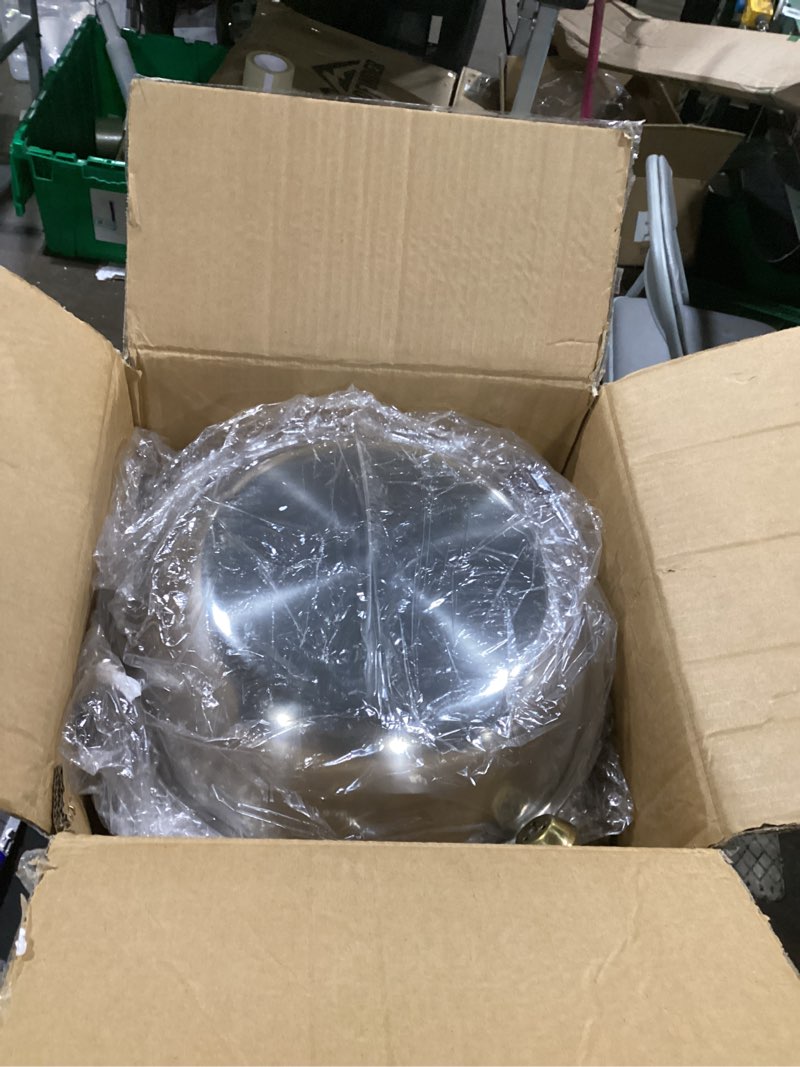 Condition photo showing Good Condition for also go round chafing dishes for buffet with 4 serving tongs, 4 pack 6qt chafing dishes buffet set, golden stainless steel catering food warmer for for party, gathering,wedding (4 pack with glass lid)