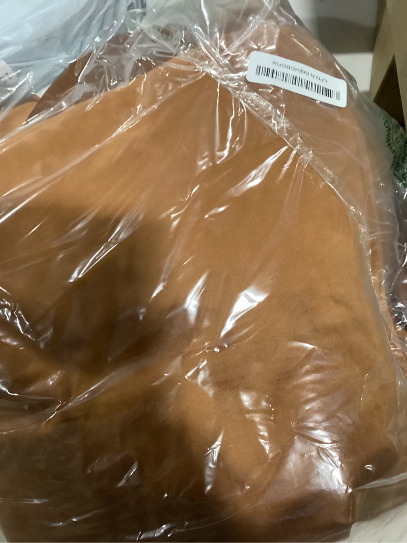 Condition photo showing Good Condition for stangh burnt orange curtains 84 inches long fall curtains for living room super soft velvet room darkening noise reducing window drapes for nursery kids bedroom, w52 x l84, 2 panels 52"w x 84"l (pack of 2) burnt orange