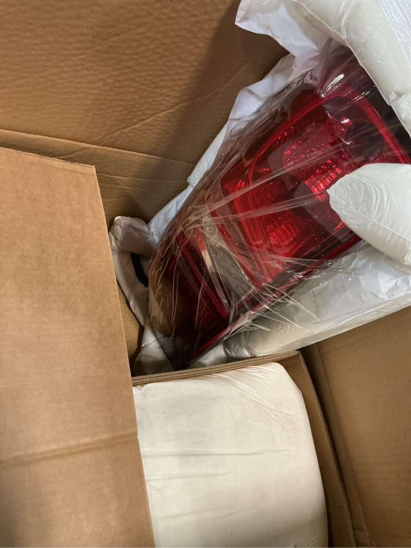 Condition photo showing New/Like New for tail light assembly compatible with 2007-2014 chevy suburban/tahoe tail lights rear brake lamp with bulbs and wiring harness, passenger and driver side