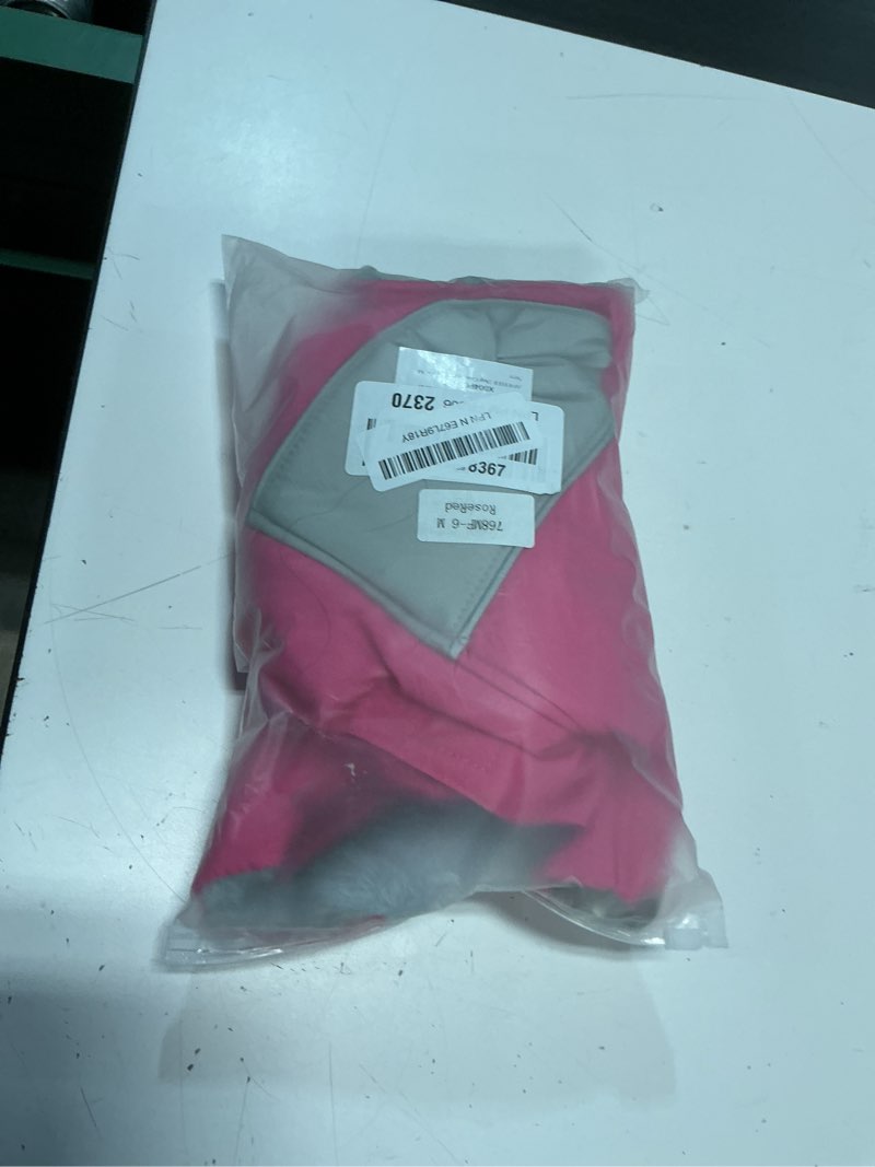 Condition photo showing Good Condition for aofitee dog coat, waterproof dog jacket winter, dogs coat with harness built in, warm dogs puffer jacket with zipper, reflective pet snowsuit sweater for dachshund, french bulldog, boston terrier, m medium rose red