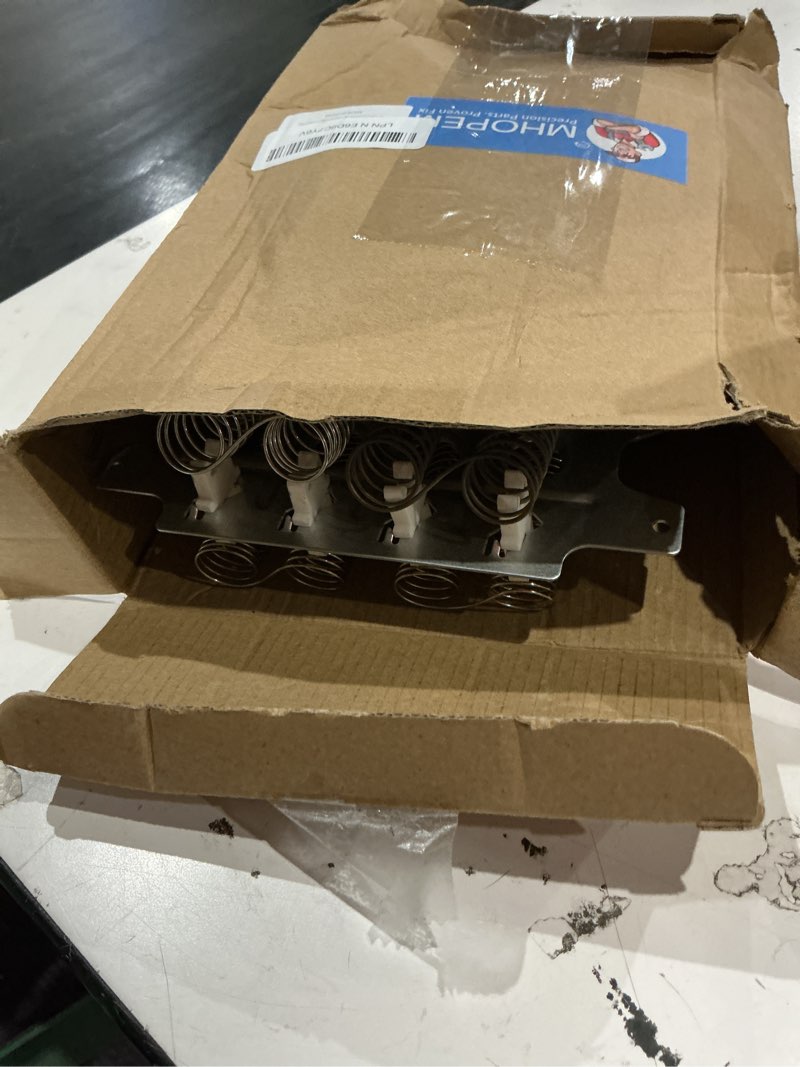 Condition photo showing As Is for dve45r6300va3 dve54m8750va3 dve54m8750wa3 dv45h6300ega3 heating element kit | dv45k7600ewa3 dve52m7750va3 dve45r6300wa3 dve52m8650va3 dv45k6200ewa3 dv48j7770epa2; for samsung dryers.