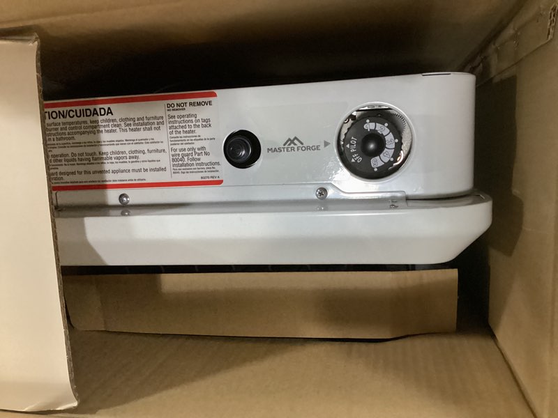 Condition photo showing As Is for Natural gas or liquid pro
