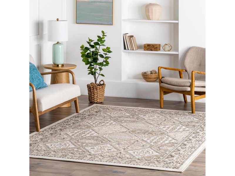 nuloom becca traditional tiled area rug 2’6”x 8(similar no same)