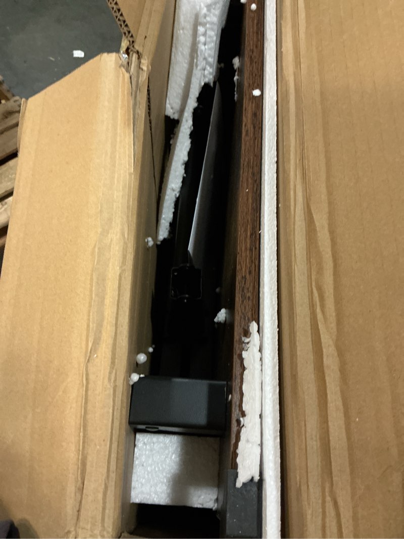 Condition photo showing Good Condition for Need 39.4 inches Computer Desk for Small Space Small Folding Table Small Writing Desk Compact Desk Foldable Desk with BIFMA Certification, No Install Needed, Rustic Brown AC5-10060-FB 39.4 inches Rustic Brown