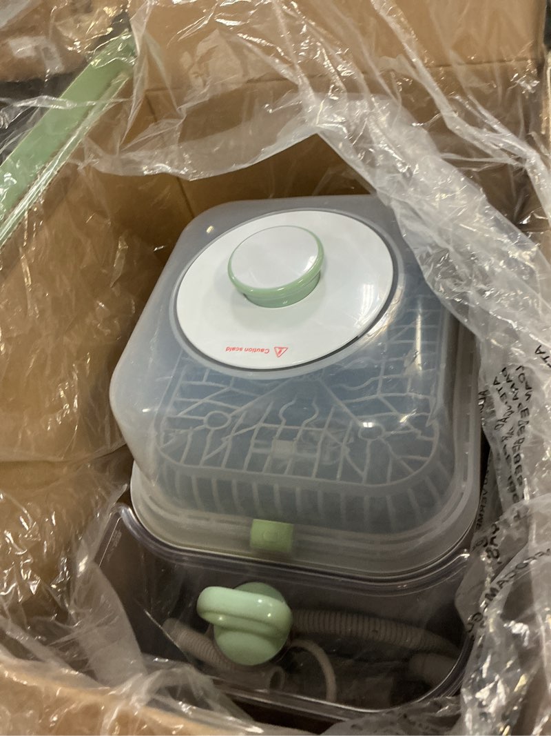 Condition photo showing As Is for momcozy kleanpal pro baby bottle washer, sterilizer & dryer - all-in-one cleaning machine for bottles, pump parts & baby essentials - time-saving & effortless care