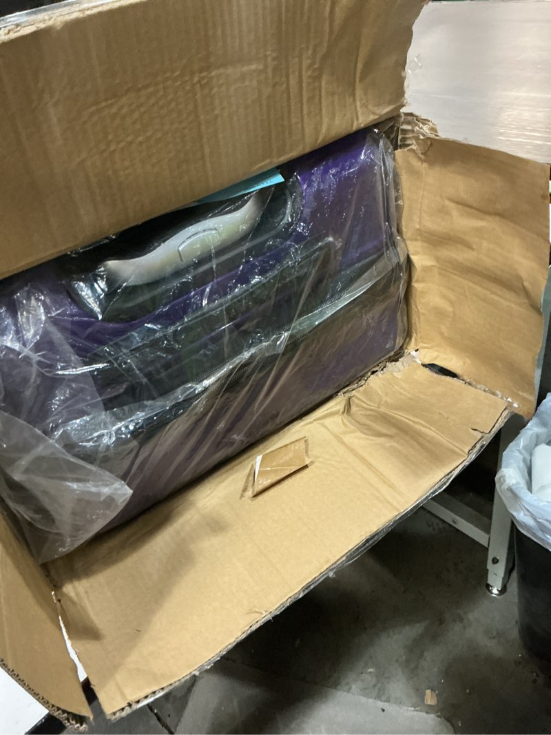 Condition photo showing Good Condition for checked luggage, expandable 24 inch hard shell suitcase with spinner wheels tsa lock, lightweight travel checked suitcases berry checked 24-inch type-a