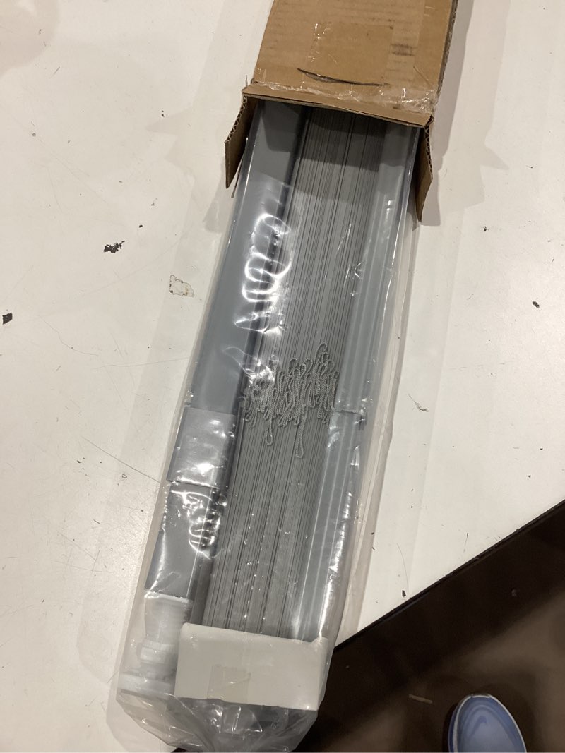 Condition photo showing Good Condition for lazblinds no drill blinds for indoor windows, cordless 1" vinyl mini blinds, privacy s-curve blinds for windows, room darkening horizontal window blinds and shades for home, 34 1/2" w x 64" h, grey grey 34.5" w × 64" h