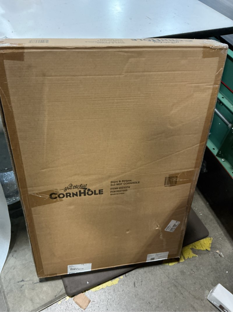 Condition photo showing New/Like New for youthefan 2' x 3' portable cornhole game with bags